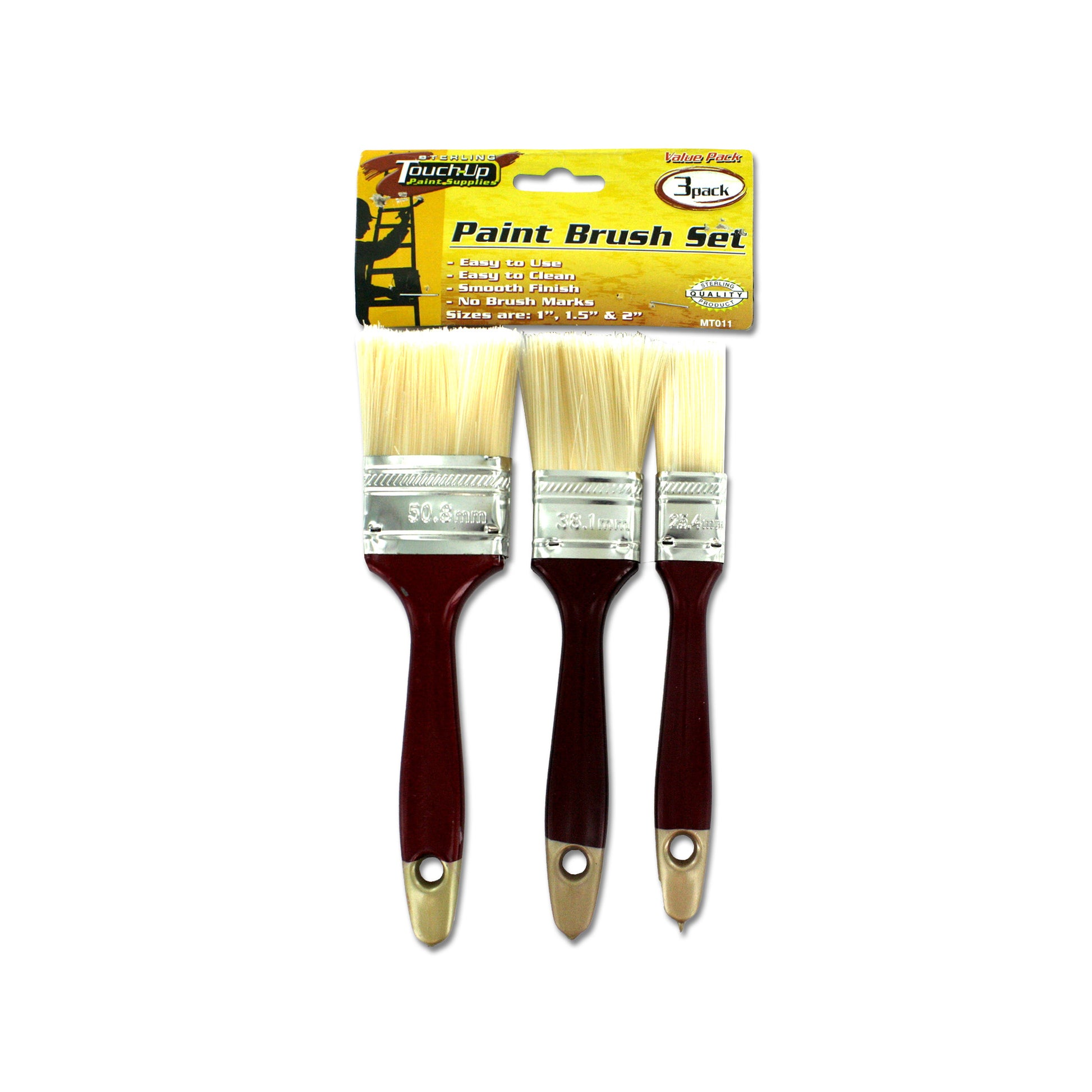 deluxe paint brush set  -  -- 25 per box