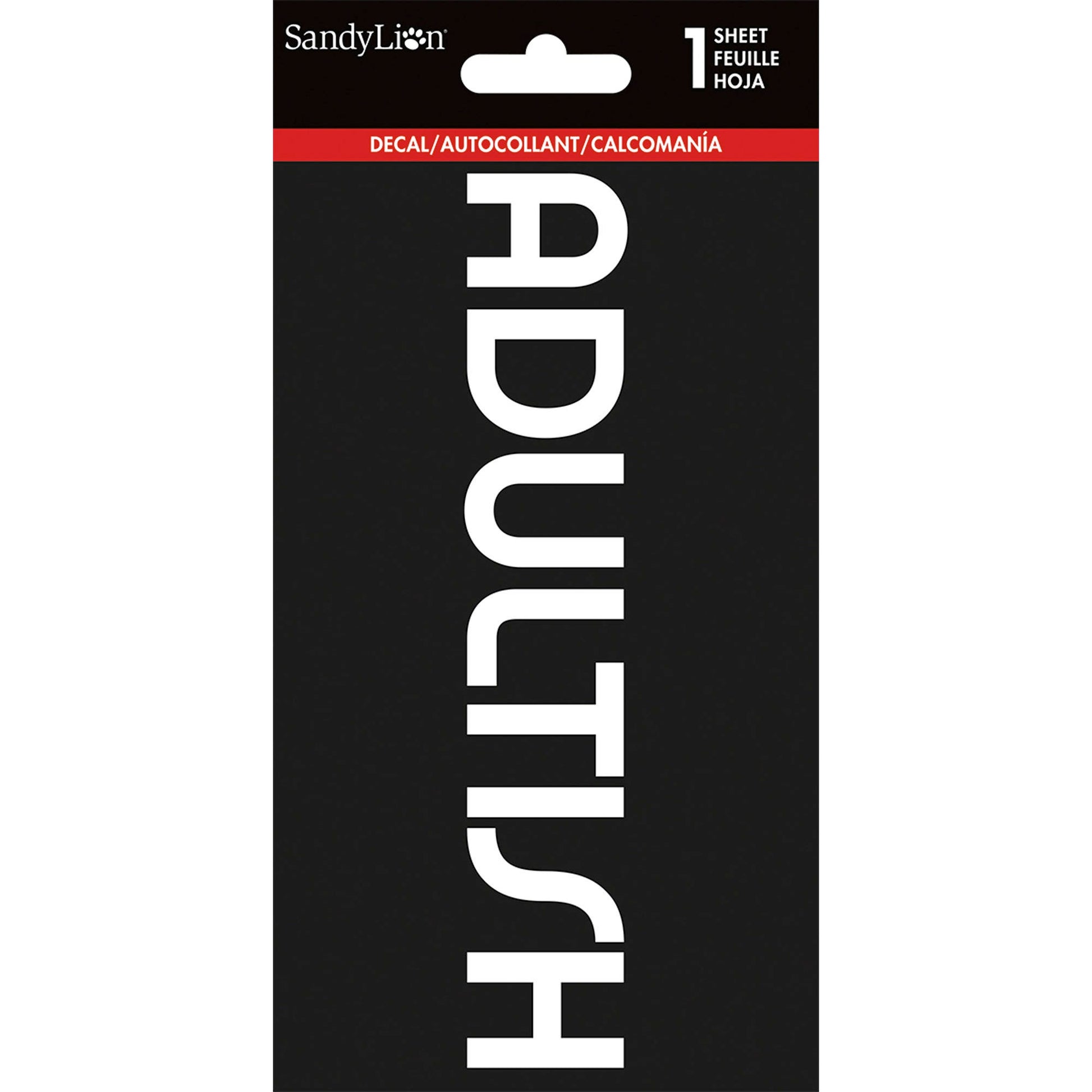 adultish 4x8 adhesive decal sticker -- 48 per box