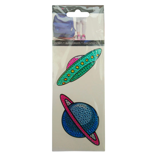 out of this world rhinestone stickers -- 66 per box