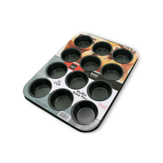 non-stick muffin bake pans -- 6 per box