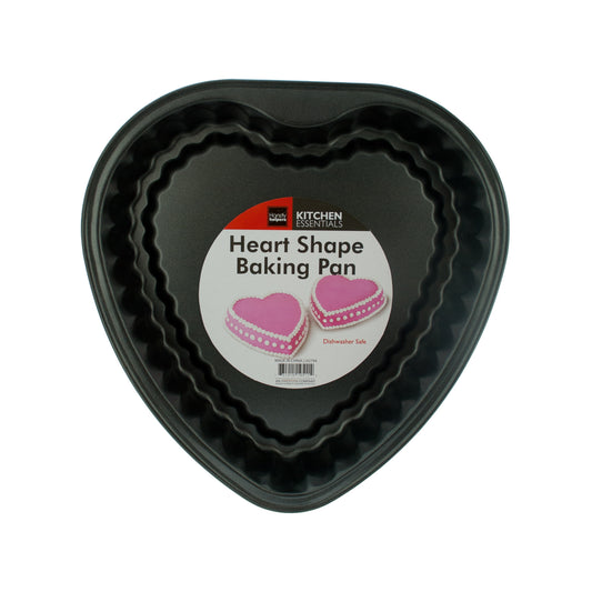 heart-shaped baking pan - non-stick -- 8 per box