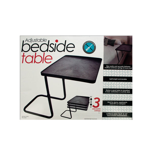 adjustable bedside table - -  -- 2 per box