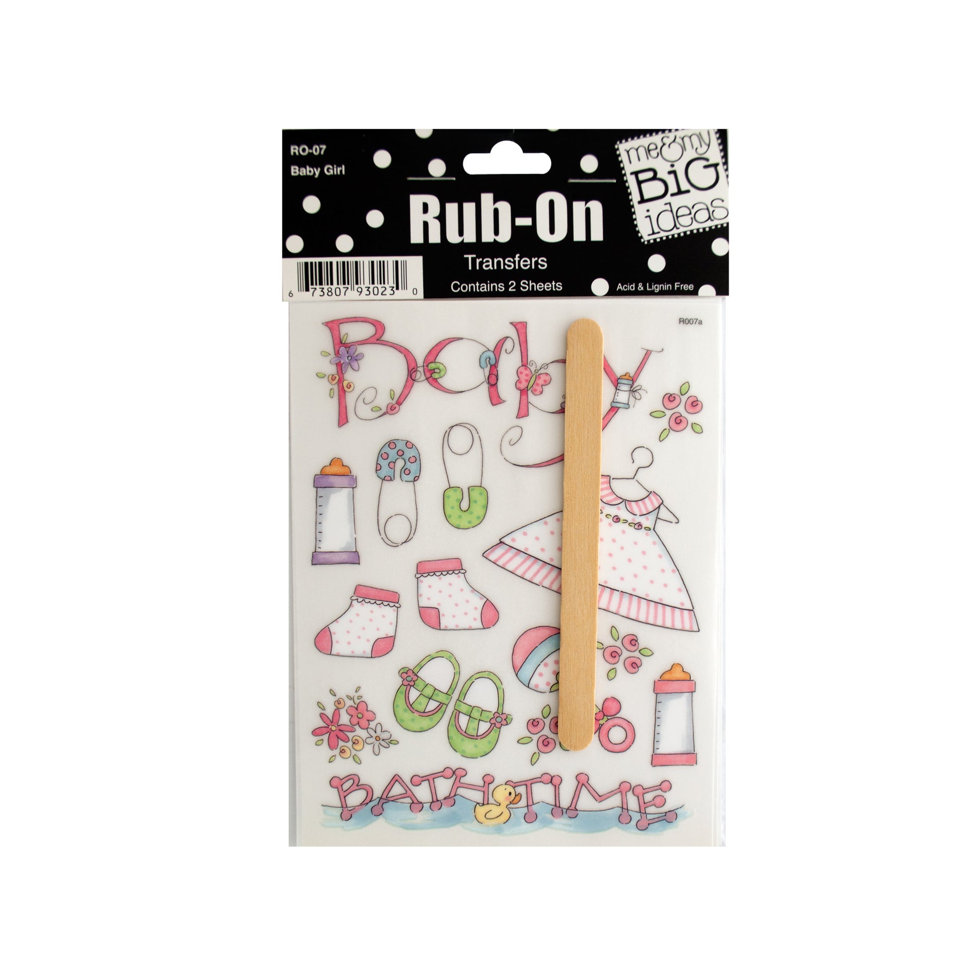 family sayings rub-on transfers  -- 86 per box