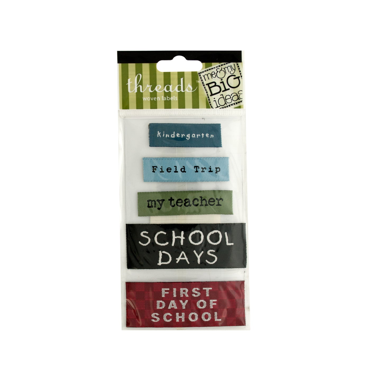 school woven labels - custom  -- 100 per box