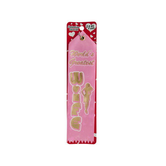 valentine award ribbon - bulk  -- 216 per case