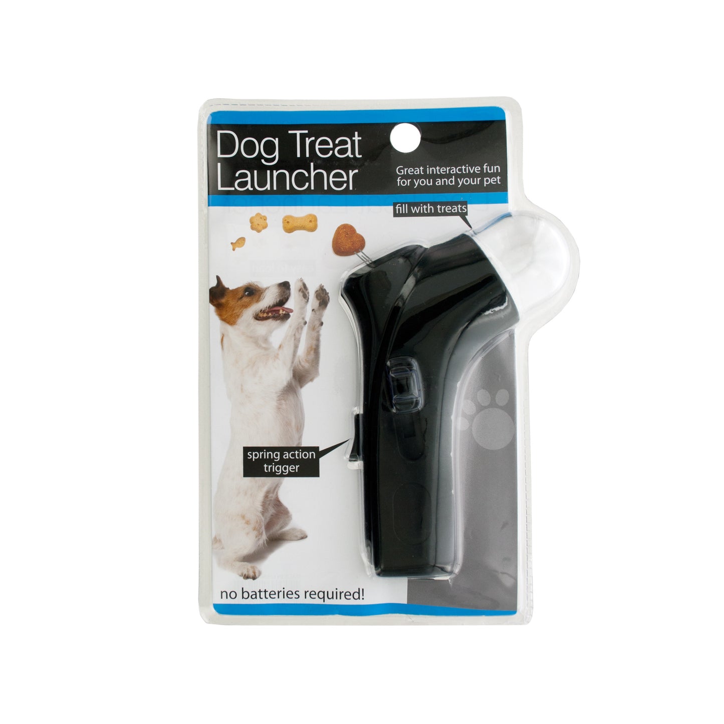 dog treat launcher with spring action trigger  -- 6 per box