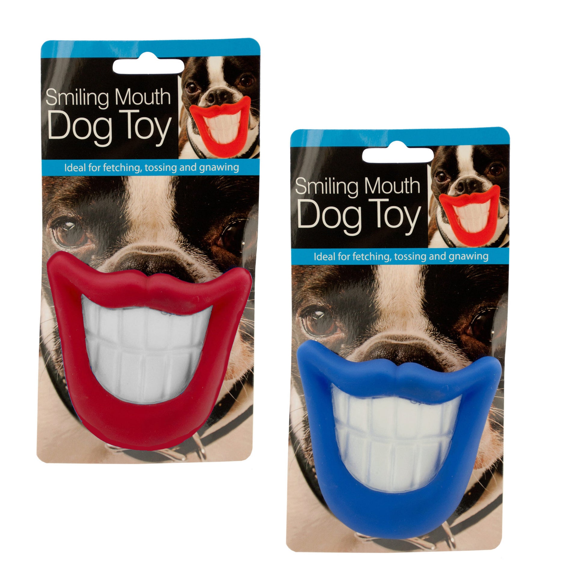 smiling mouth dog toys - animal & pet supplies - 72 pack -- 21 per box