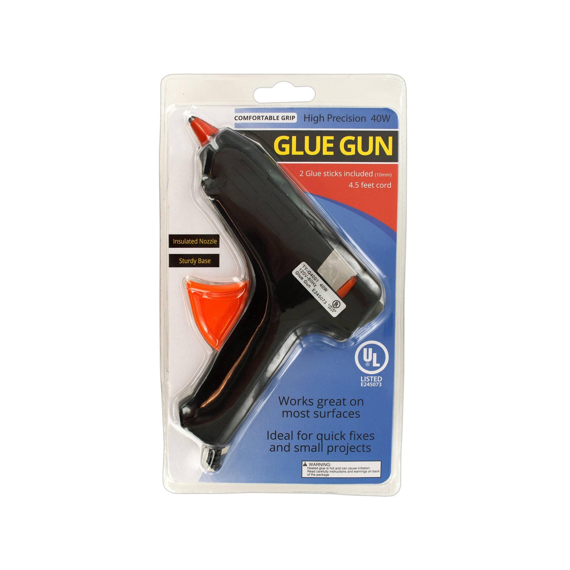 high precision glue gun with comfortable grip -- 12 per box