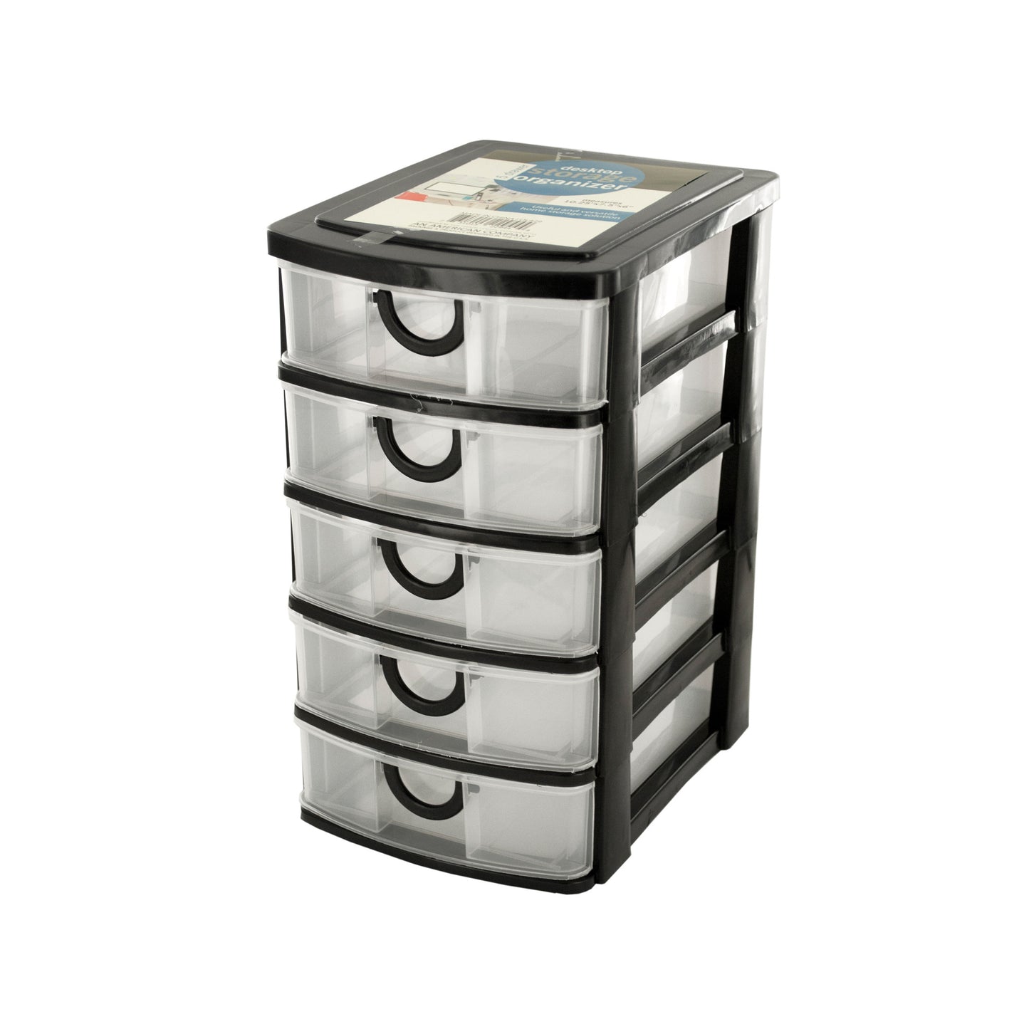 5 drawer desktop storage organizer -- 4 per box