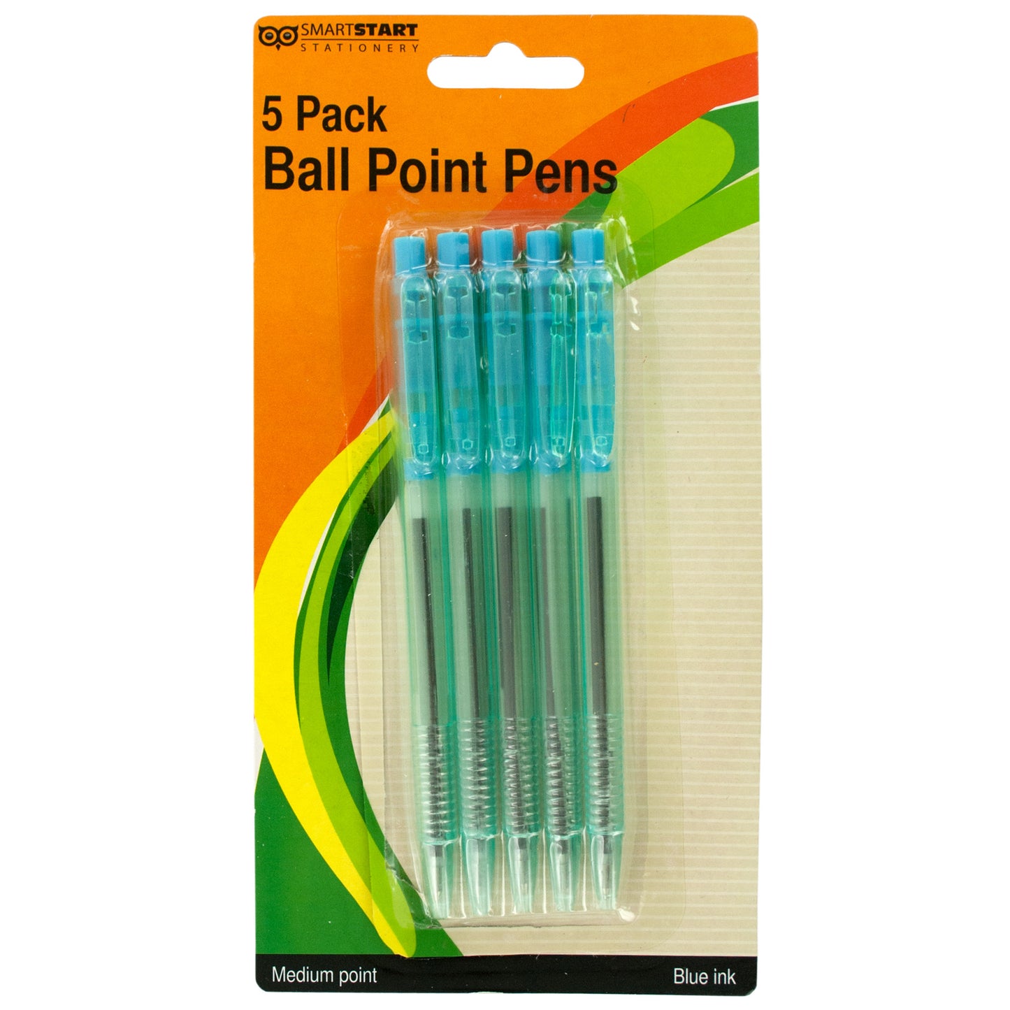 light blue ball point pens - bulk set of 96 -- 45 per box