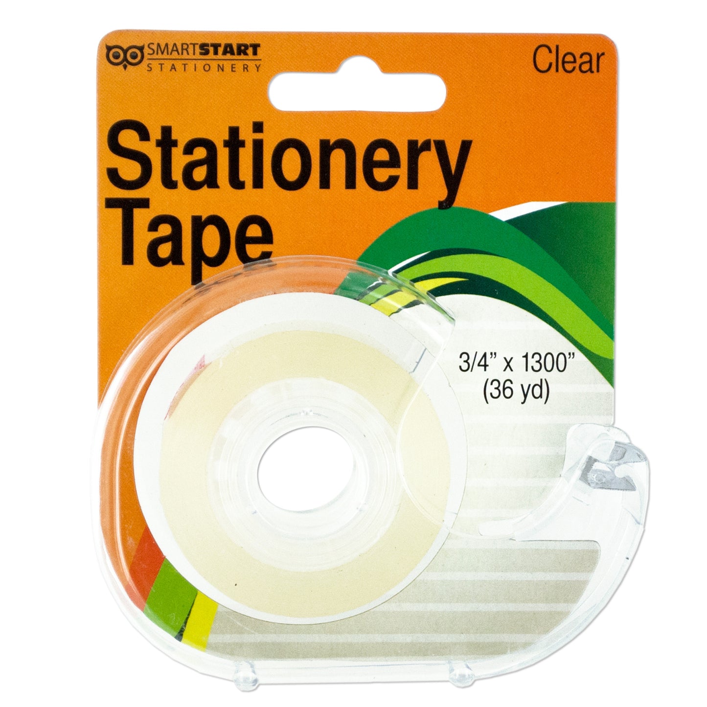 clear stationery tape dispenser -- 33 per box