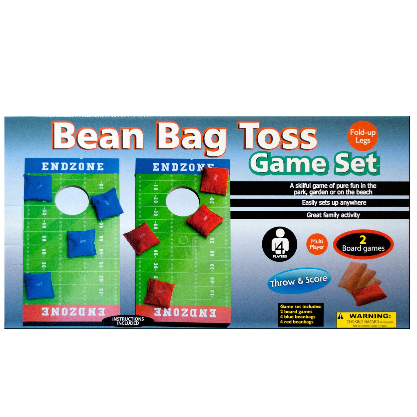 toss n score bean bag toss set -- 2 per box