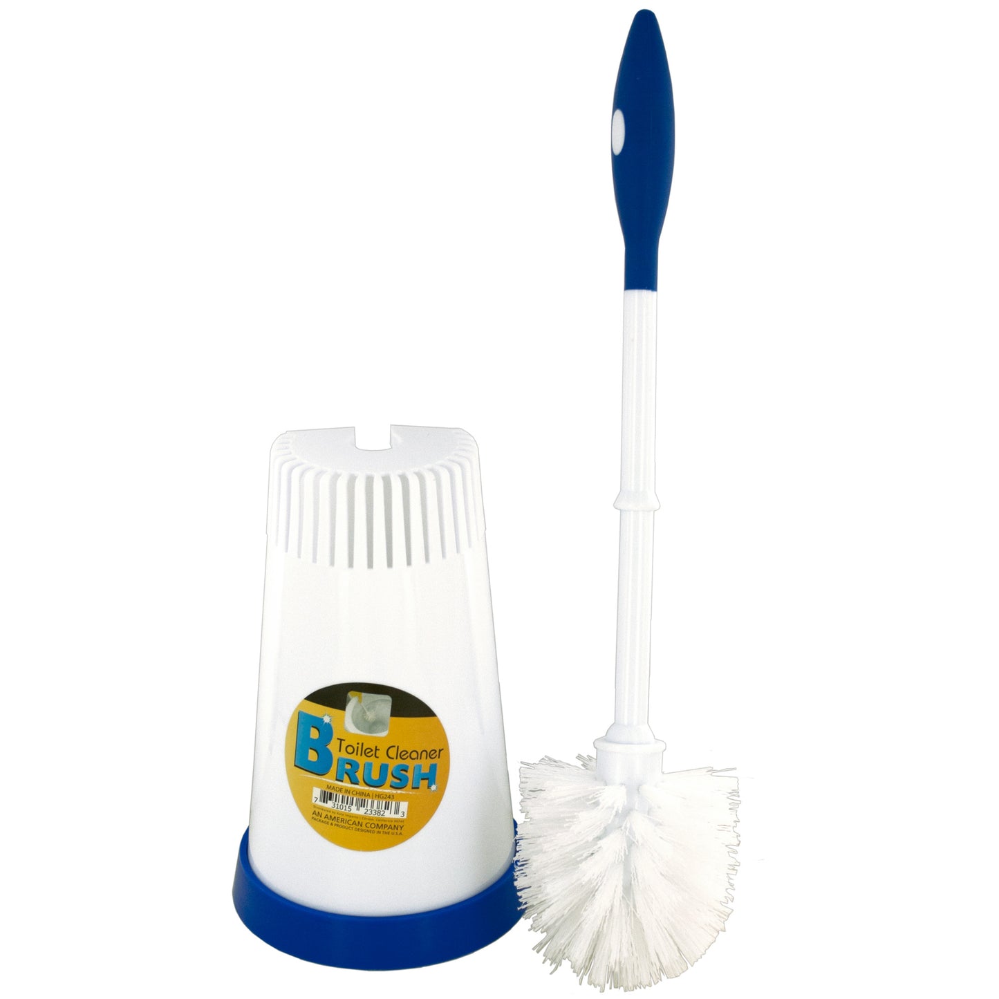 toilet cleaner brush in caddy -- 9 per box