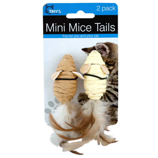 mini mice cat toys - bulk -- 34 per box