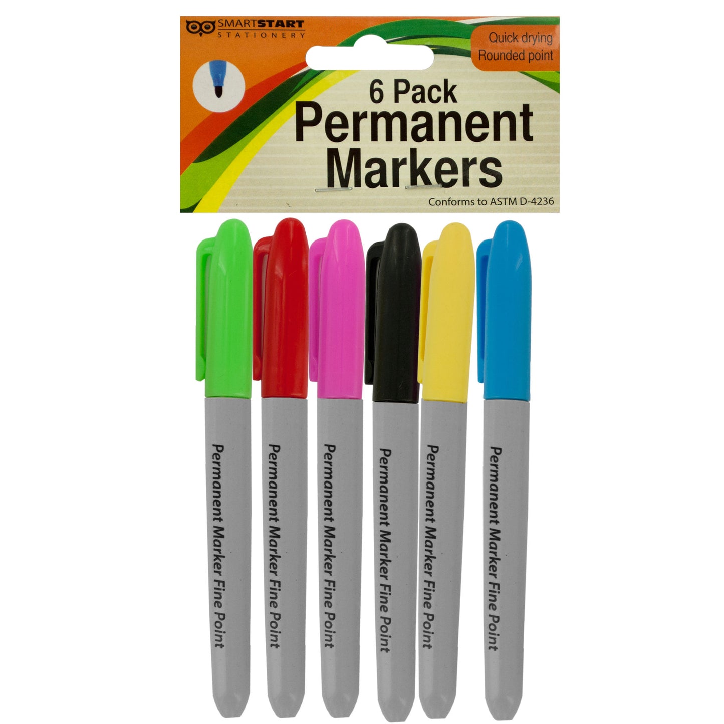 permanent markers set - 72 count -  -- 30 per box