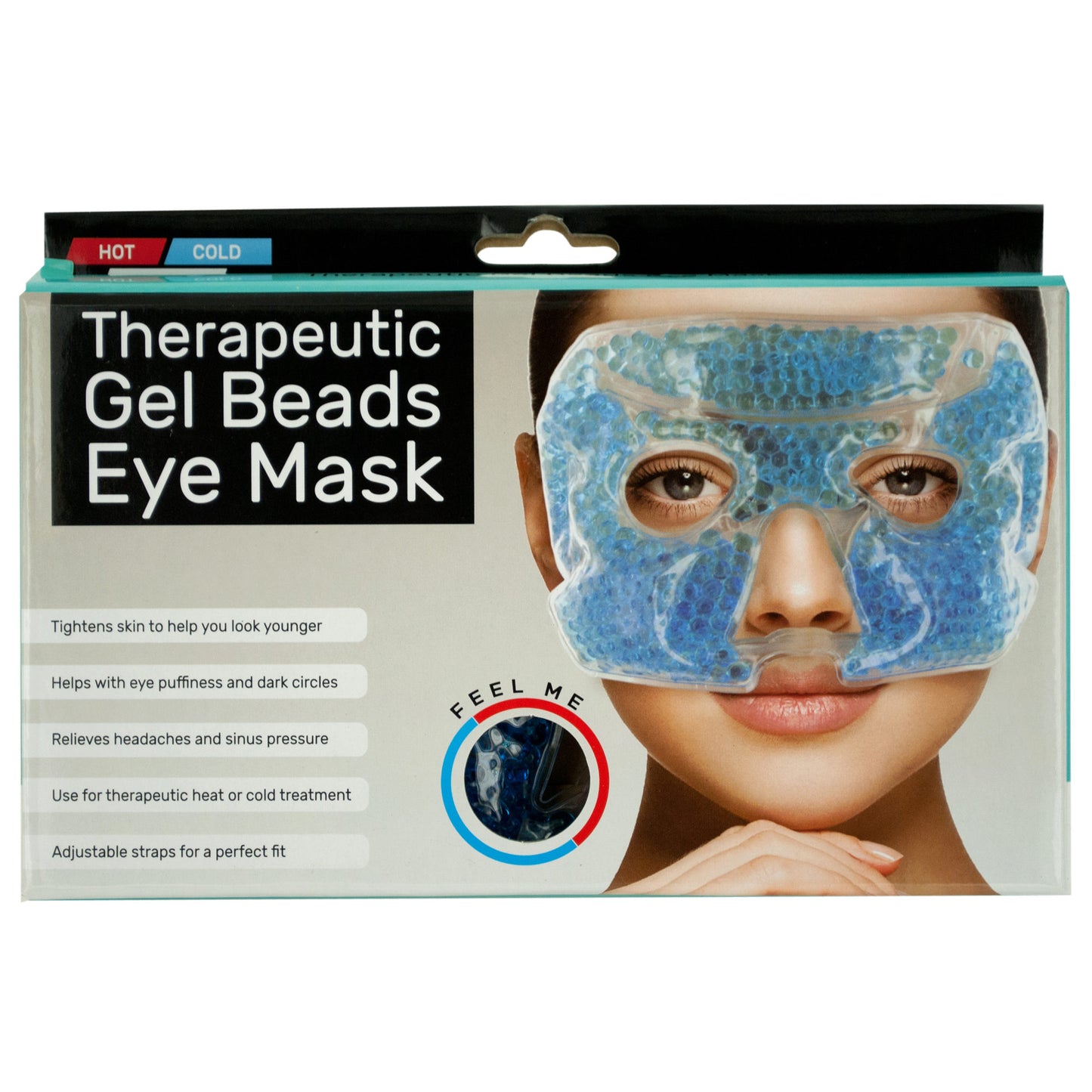 therapeutic gel beads eye mask -- 8 per box