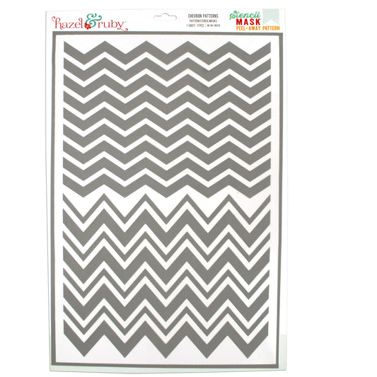 chevron patterns stencil masks  -- 61 per box