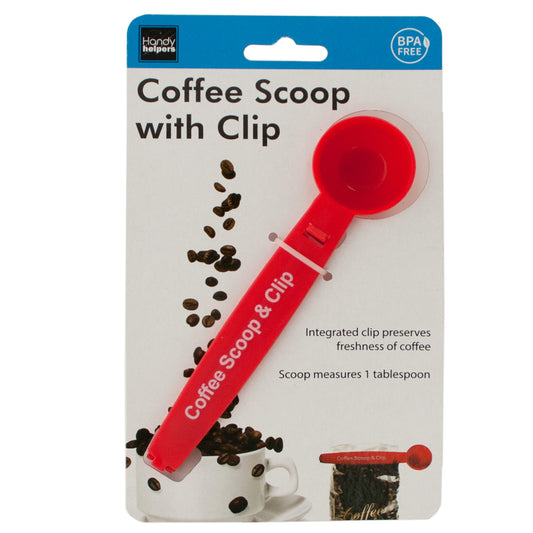 coffee scoops with bag clips  -- 36 per box