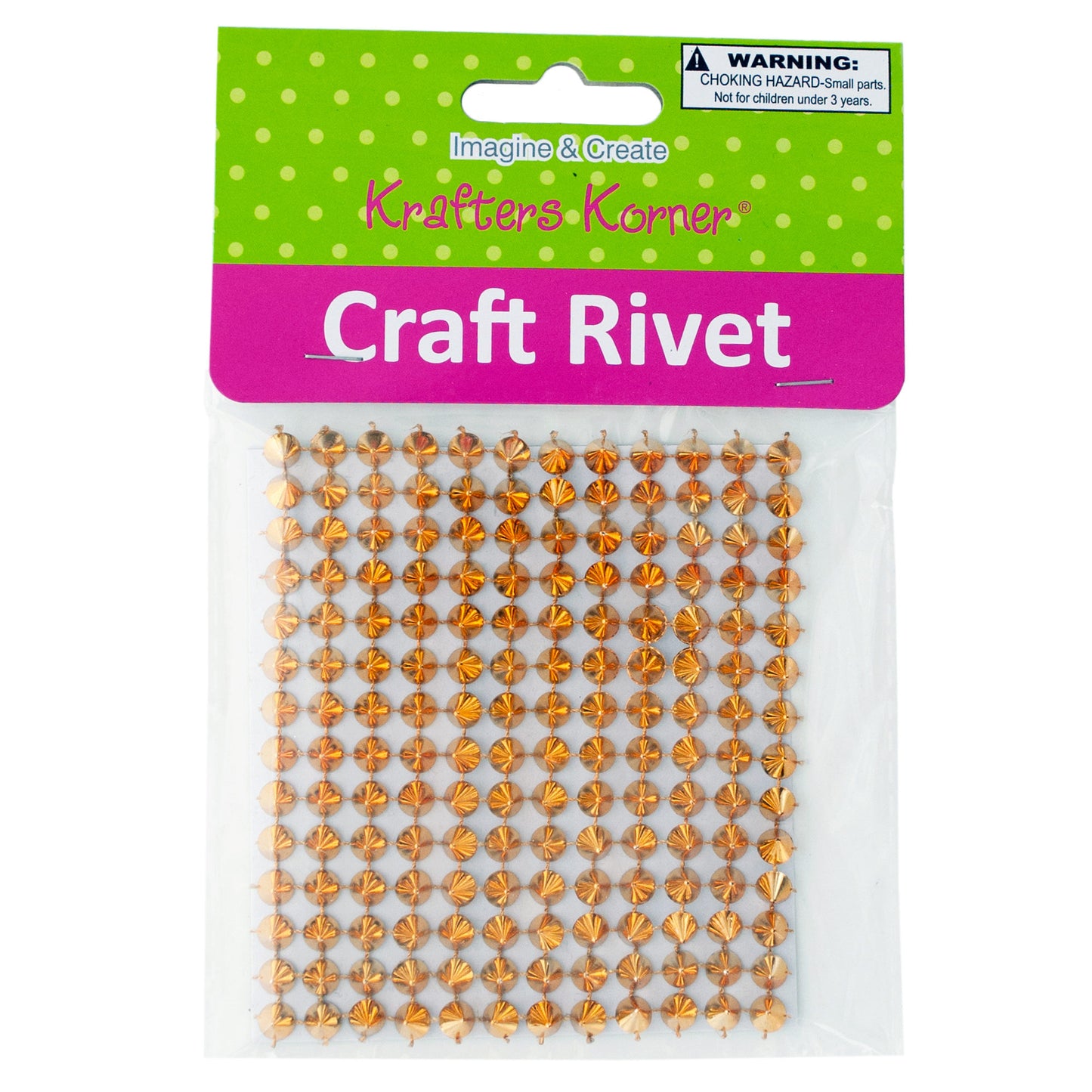 gold craft cone studs - bulk pack 288 pieces -- 61 per box