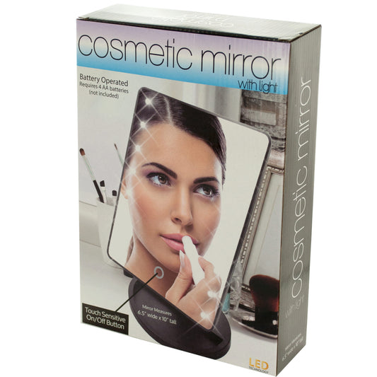 adjustable led lighted cosmetic mirrors  -- 3 per box