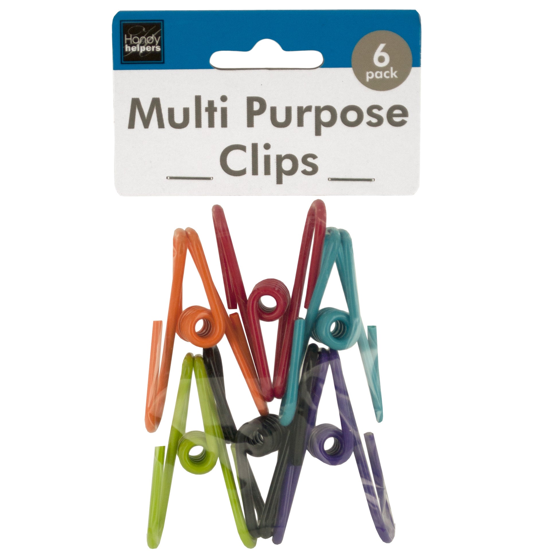 plastic coated multi-purpose clips - bulk  -- 36 per box