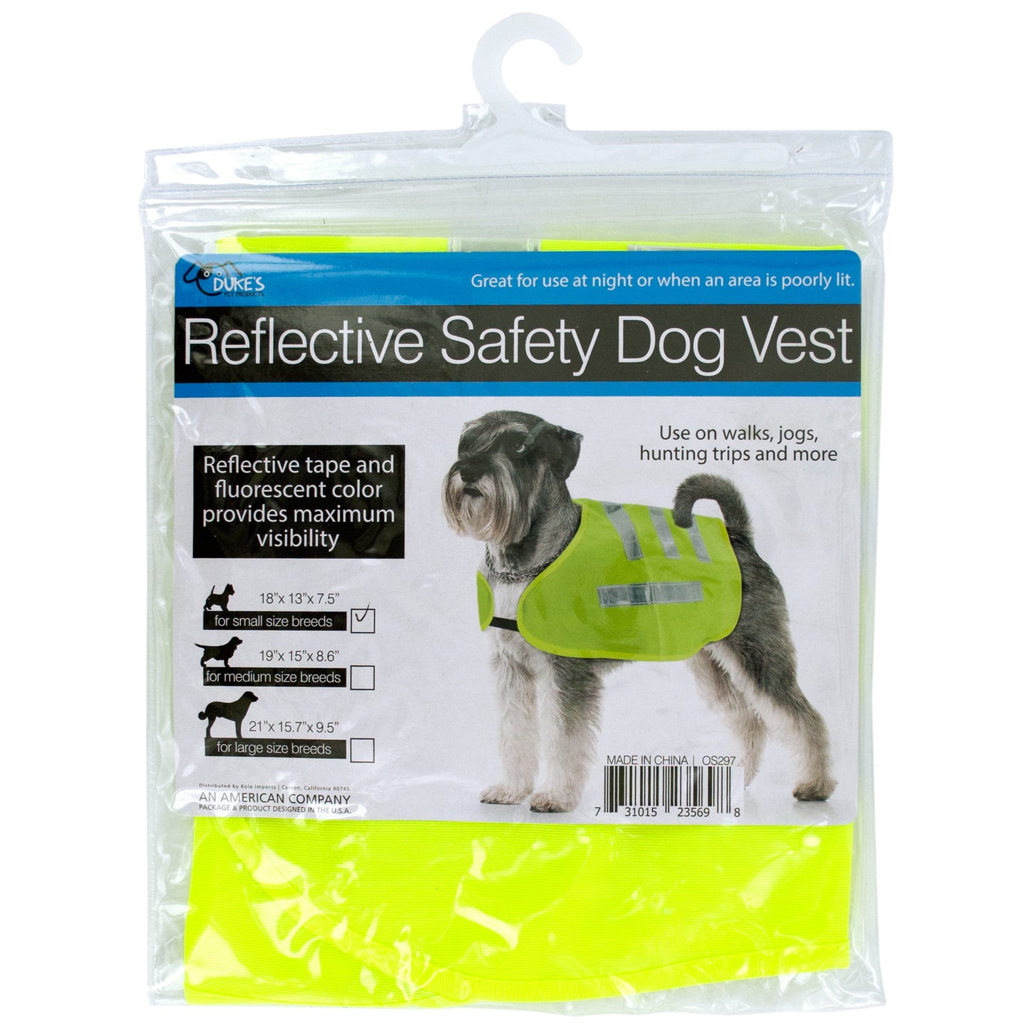 reflective dog safety jackets - bulk -- 10 per box