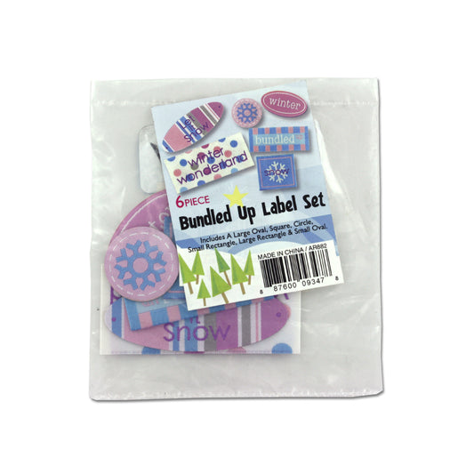 bundled up label set - 500 pack - stationery -- 139 per box