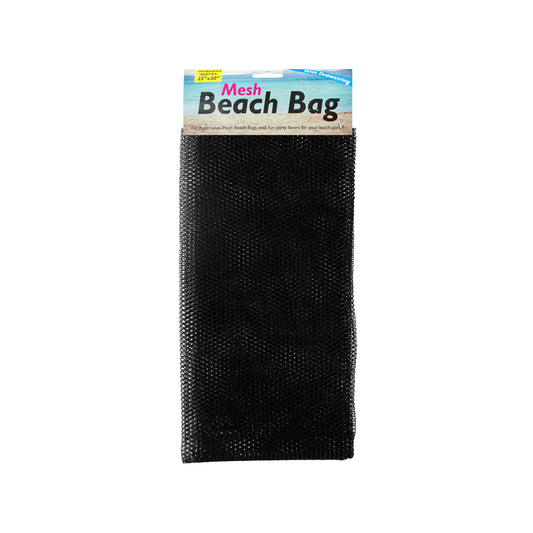 mesh beach bag with drawstring -- 24 per box