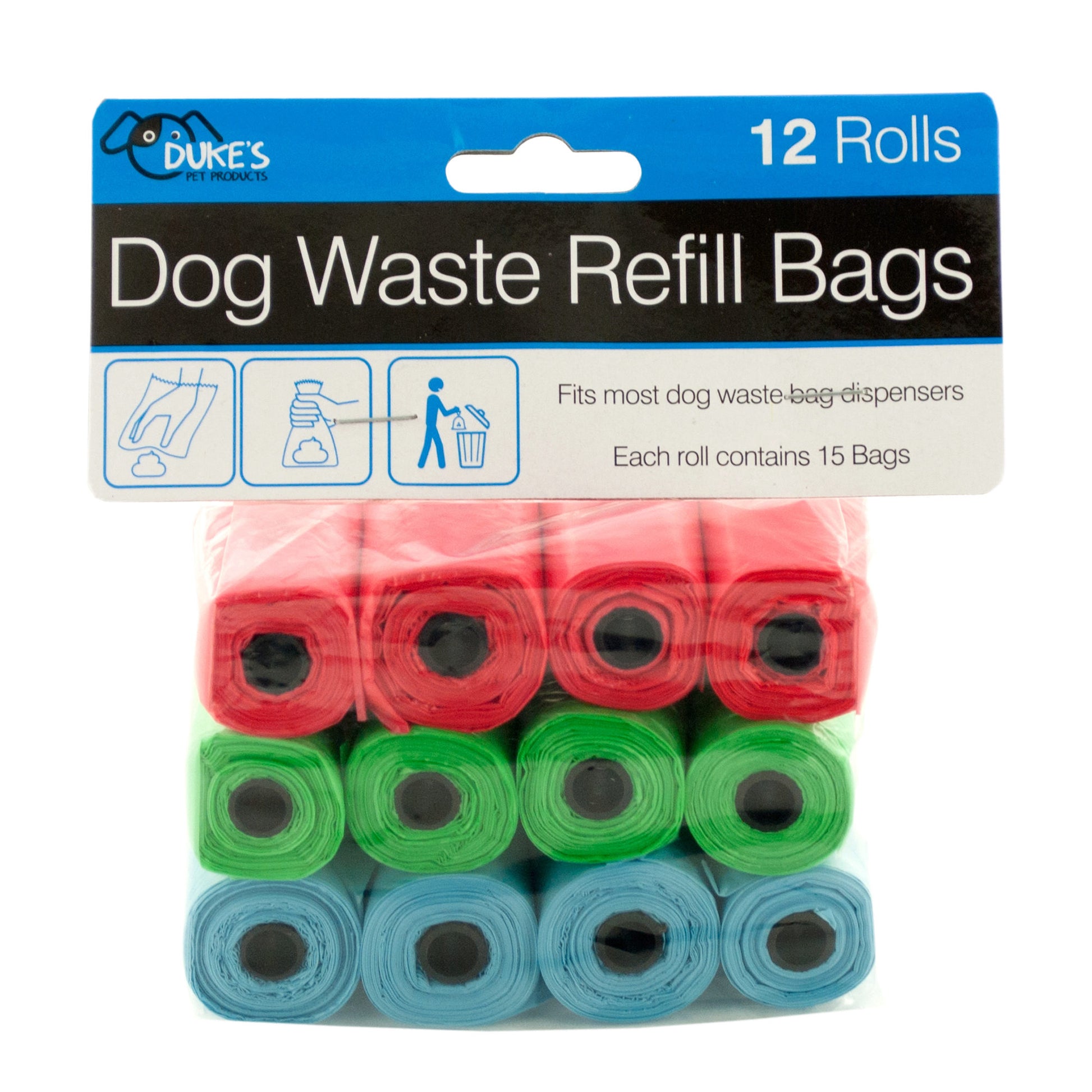 dog waste refill bags - bulk  -- 11 per box