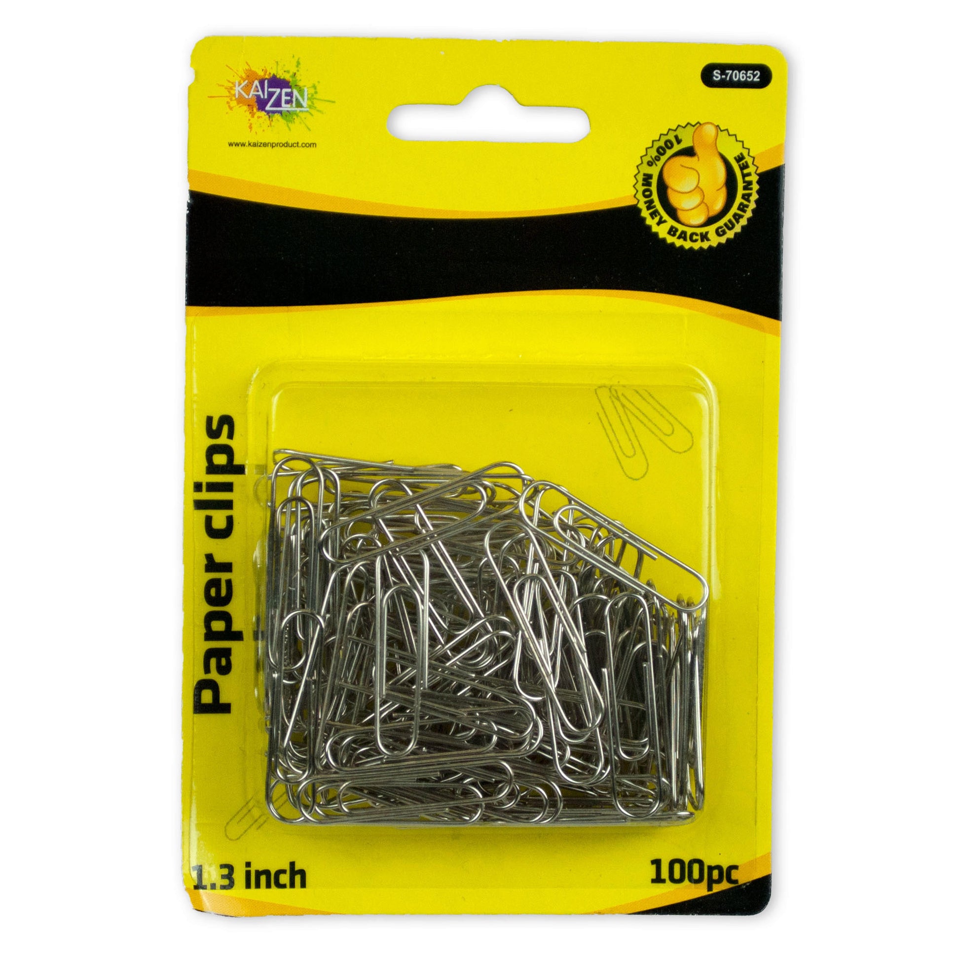 silver paper clips - bulk 144 pack -- 71 per box