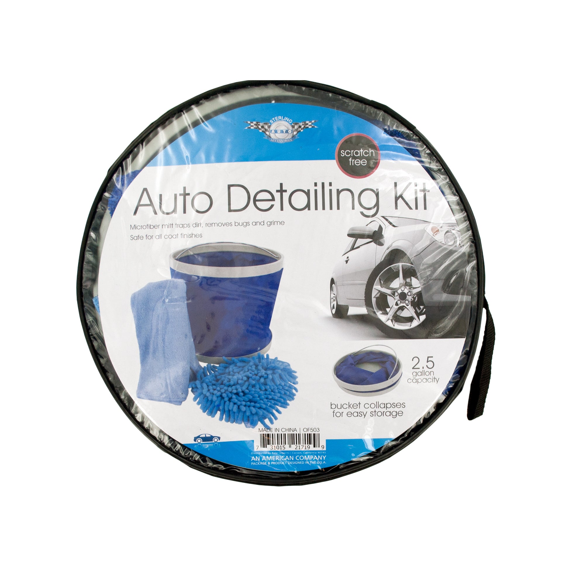 car wash kit - collapsible bucket -- 4 per box