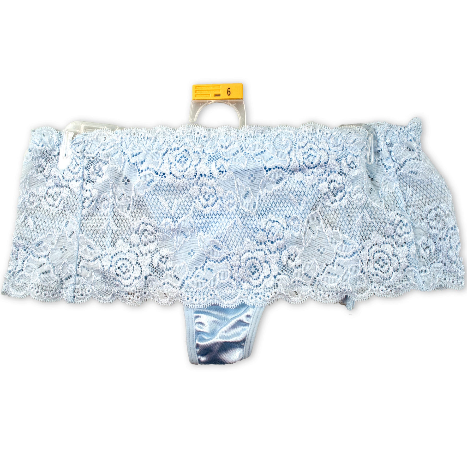 light blue lace underwear thong  -- 45 per box