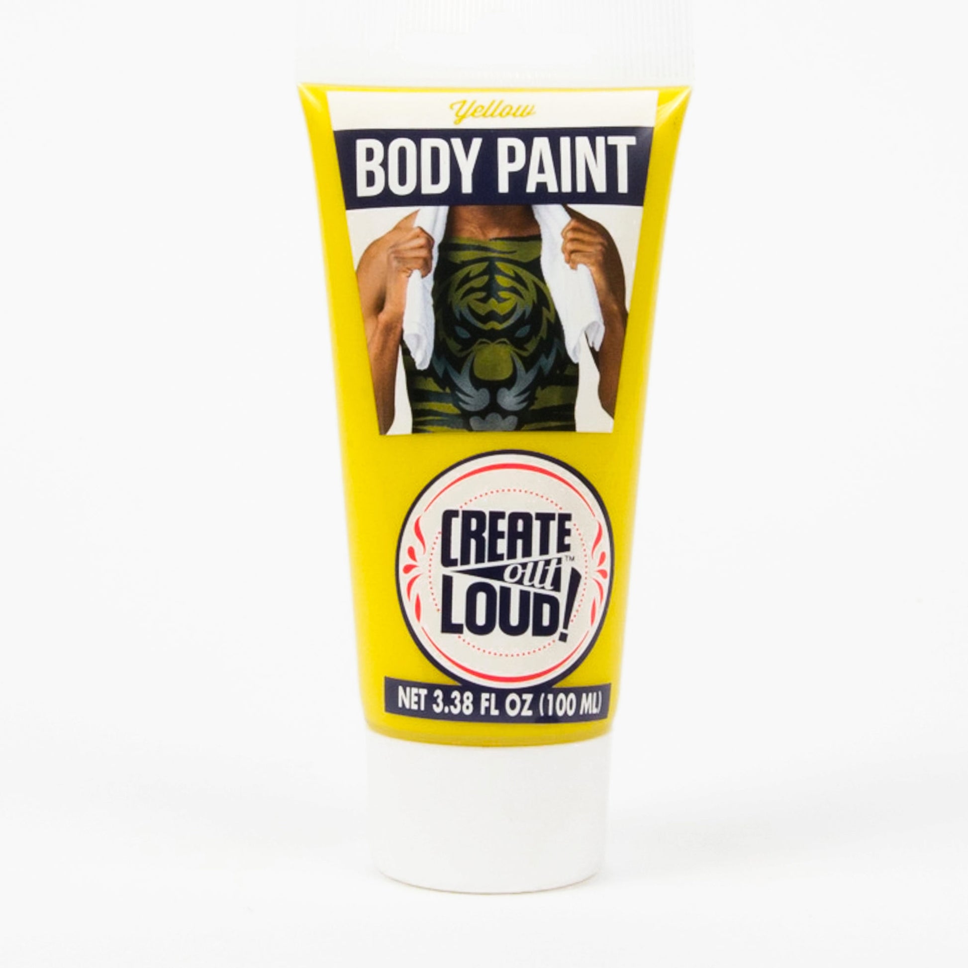 body paint 3.38 fl oz - yellow -- 51 per box