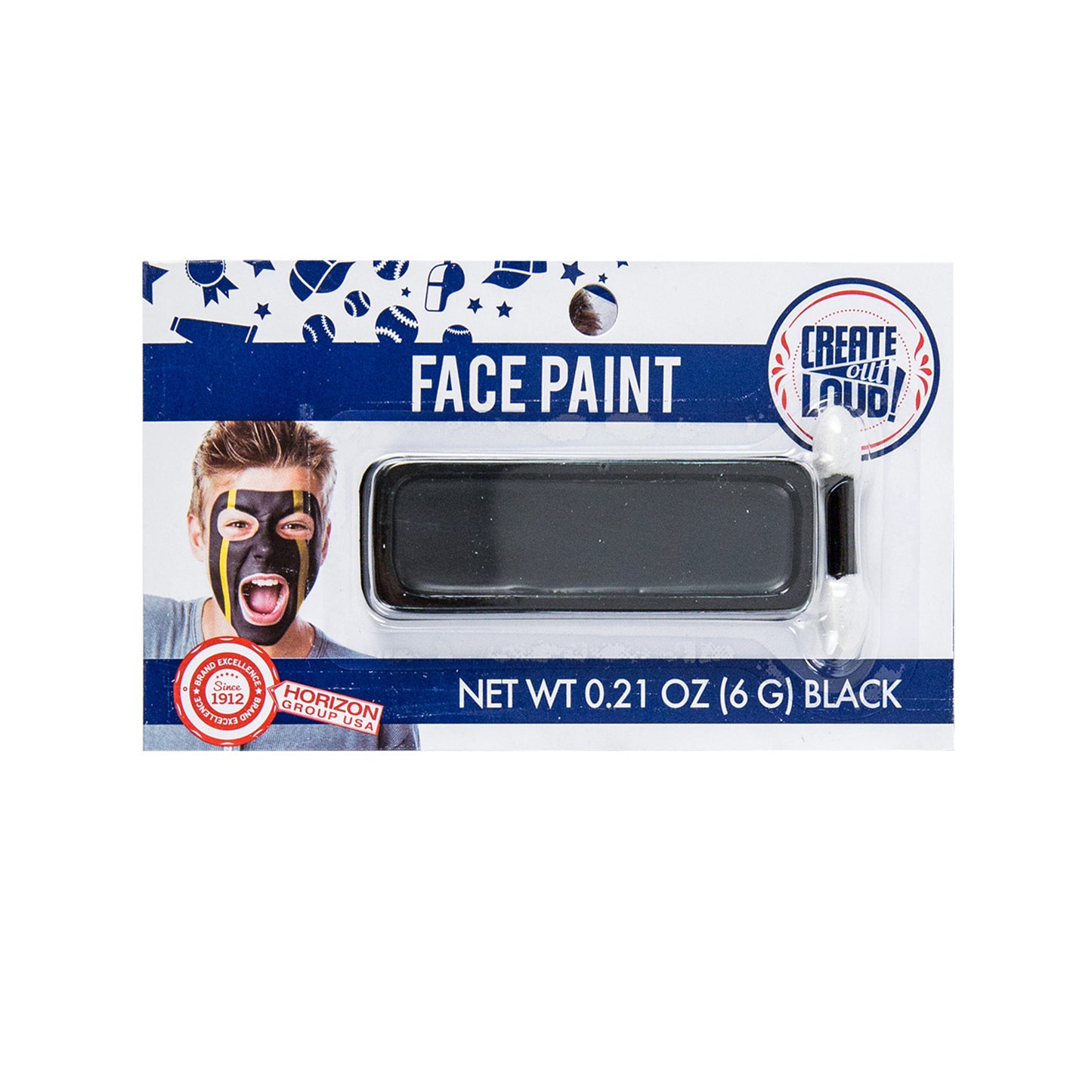 black face paint - bulk  -- 86 per box