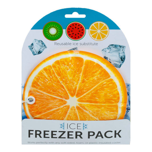 assorted fruit theme ice freezer packs - -  -- 24 per case