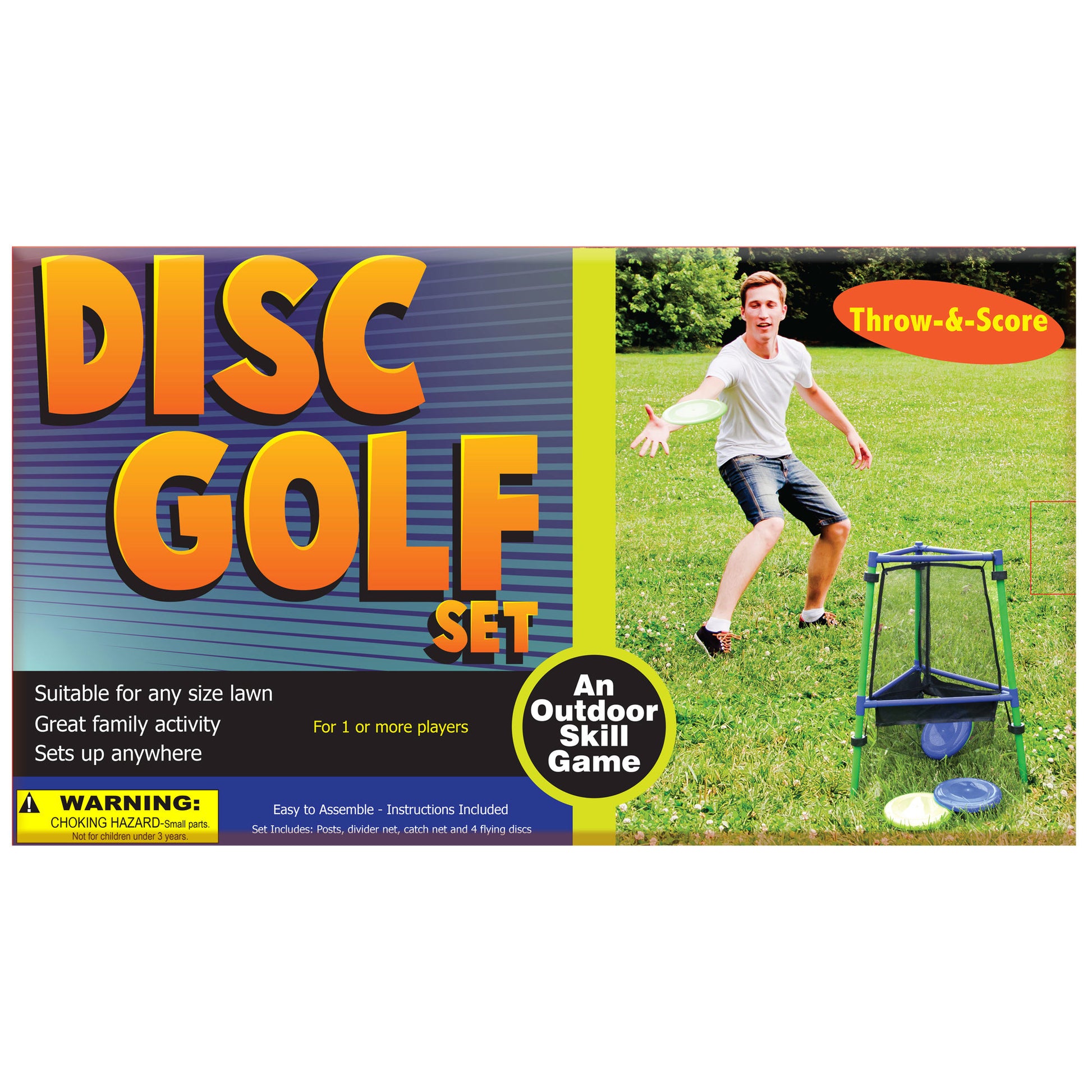 throw & score disc golf set - 4 sets per case -  -- 2 per box