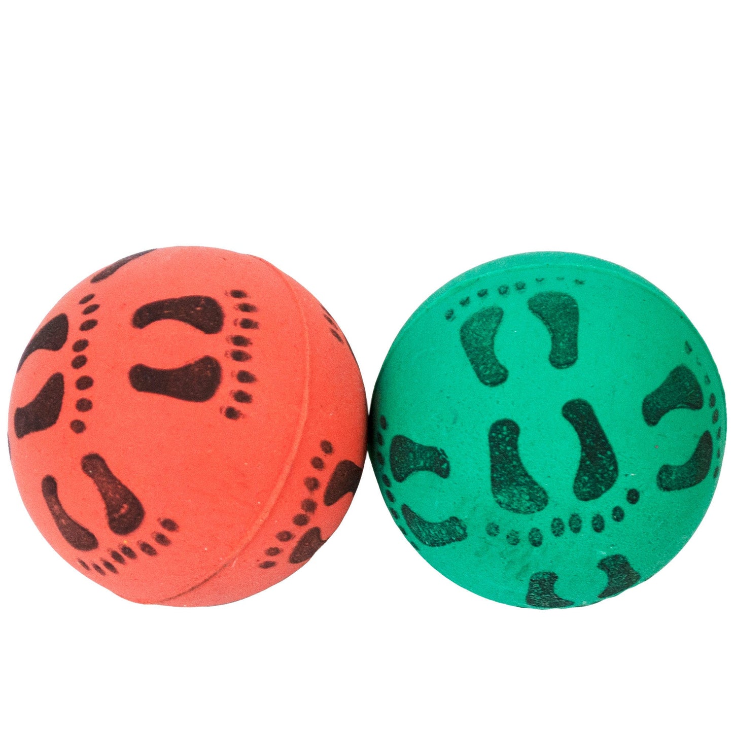 rubber pet chew balls - 2 pack -  -- 16 per box