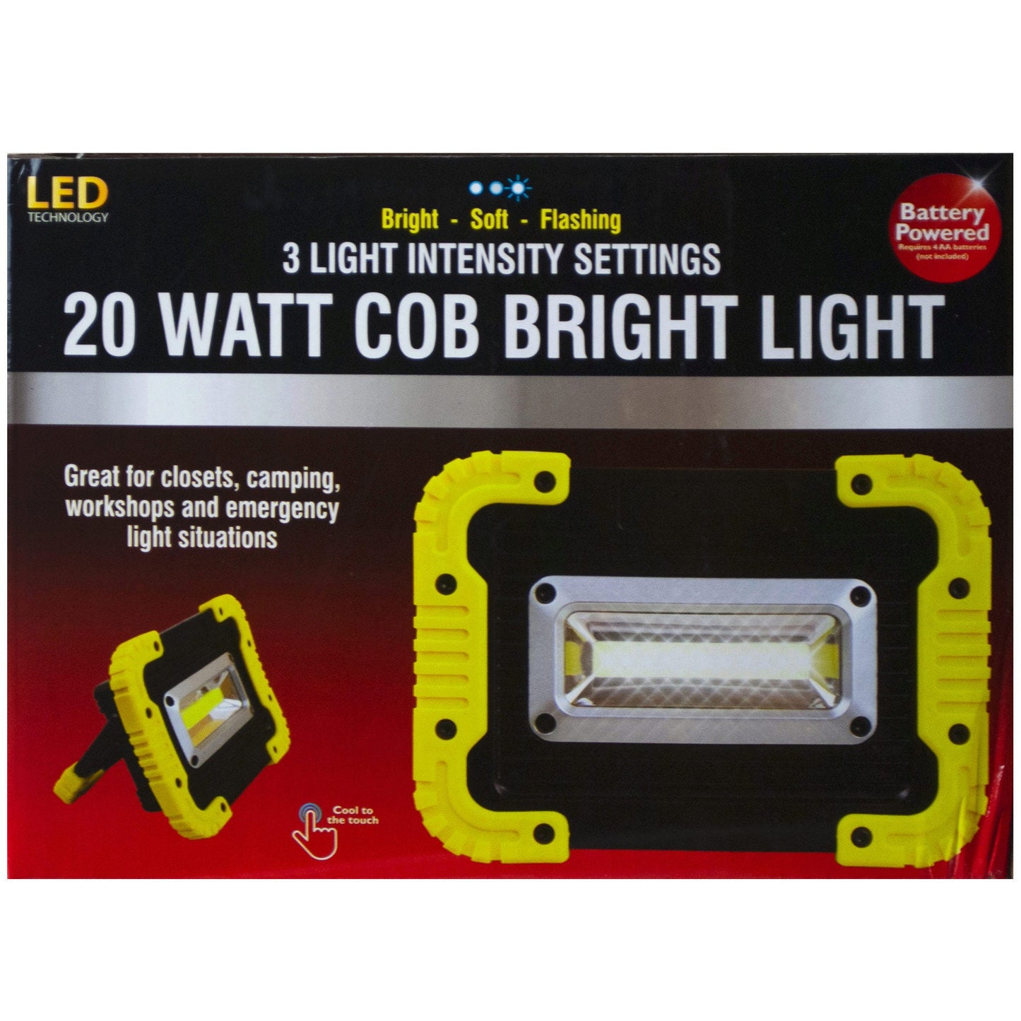 20 watt cob bright lights - -  -- 4 per box