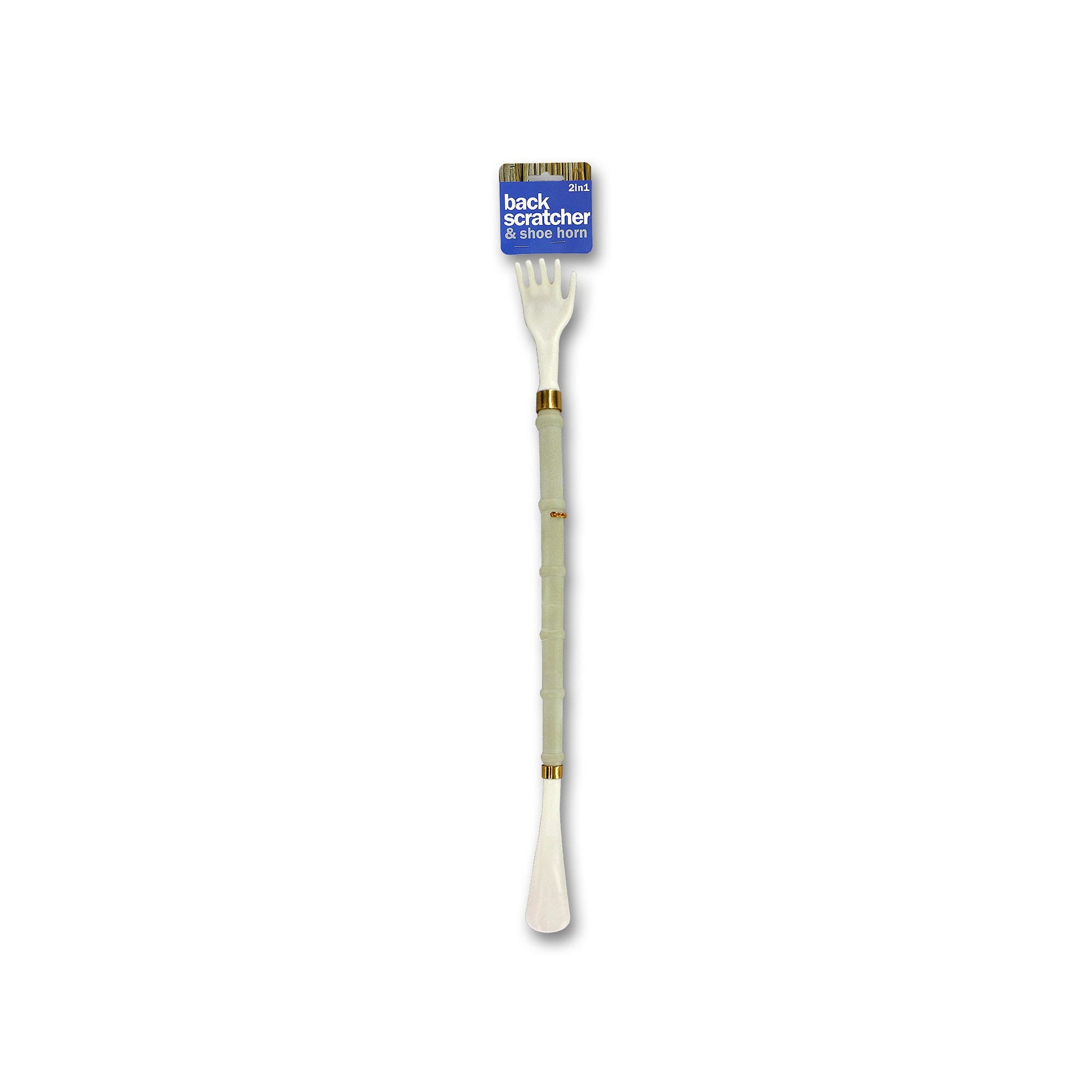 2 in 1 back scratcher and shoe horn - bulk aa pack -- 34 per box