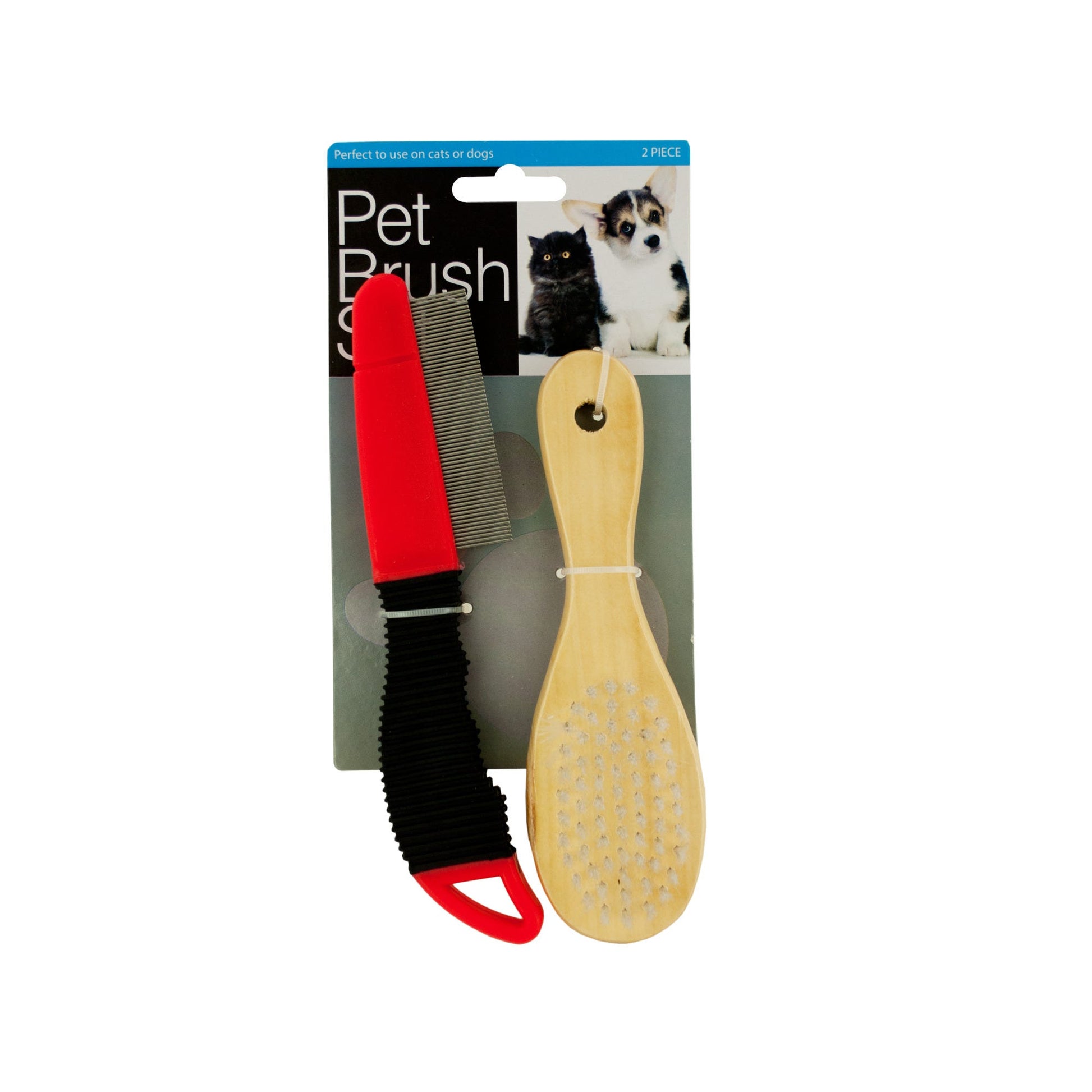 pet brush & comb set -  -- 24 per box