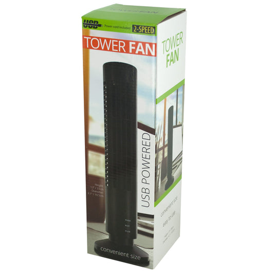 usb-powered tower fan -- 4 per box