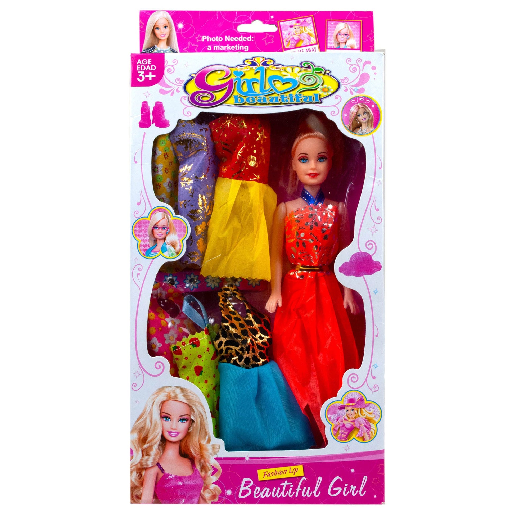 11.5 inch fashion dolls -- 8 per box