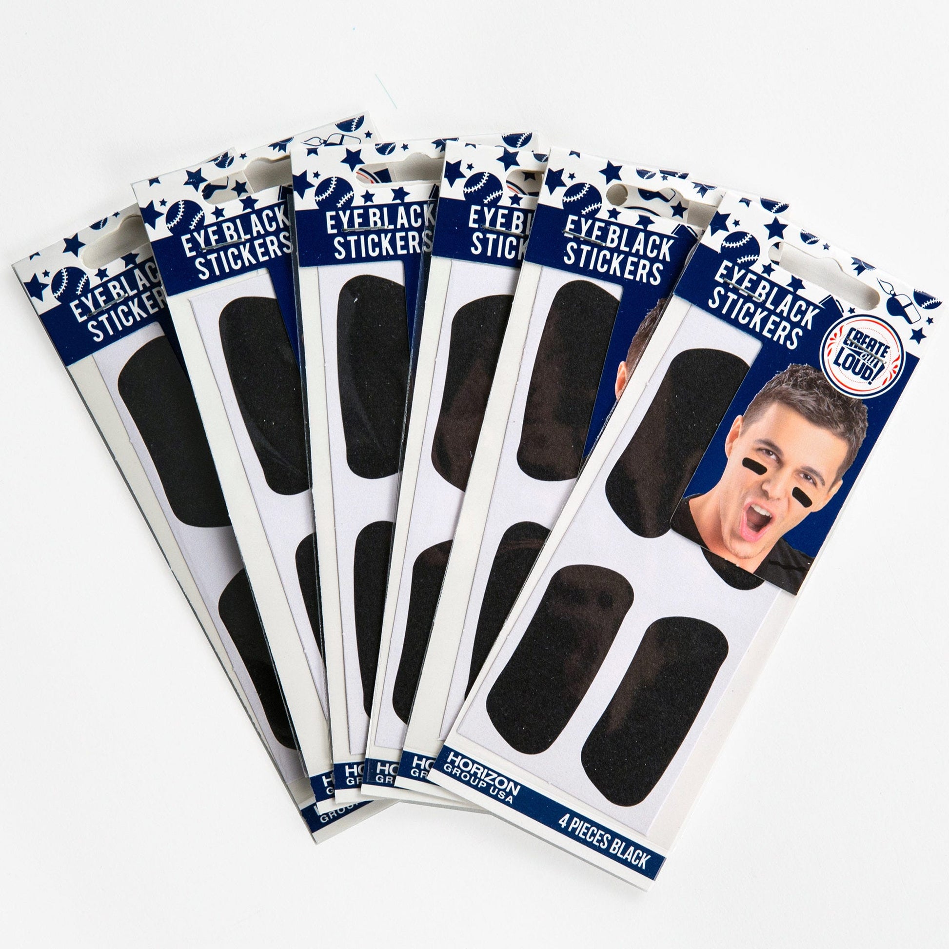 eye black stickers - bulk  -- 125 per box