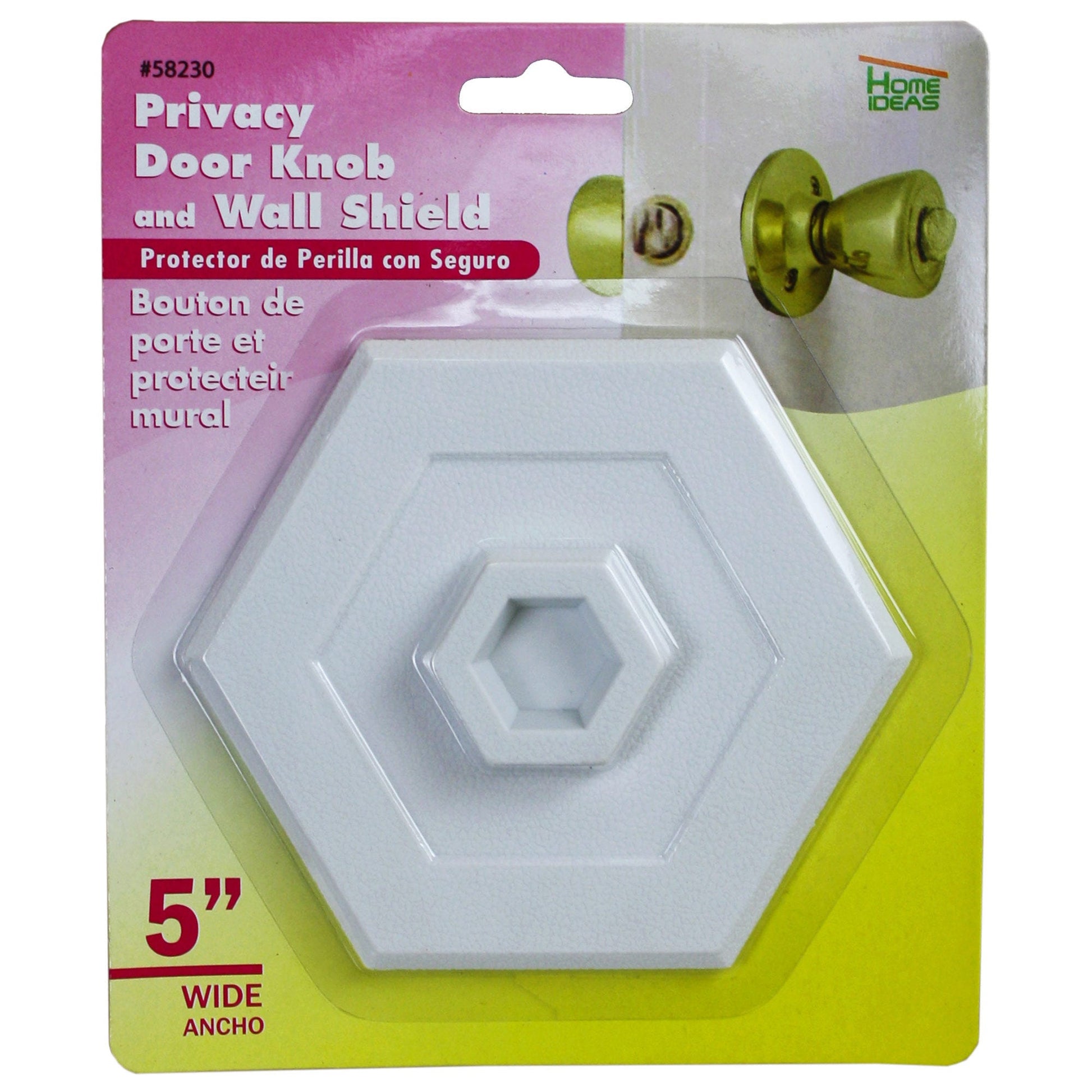 door knob wall shield - bulk -- 48 per case