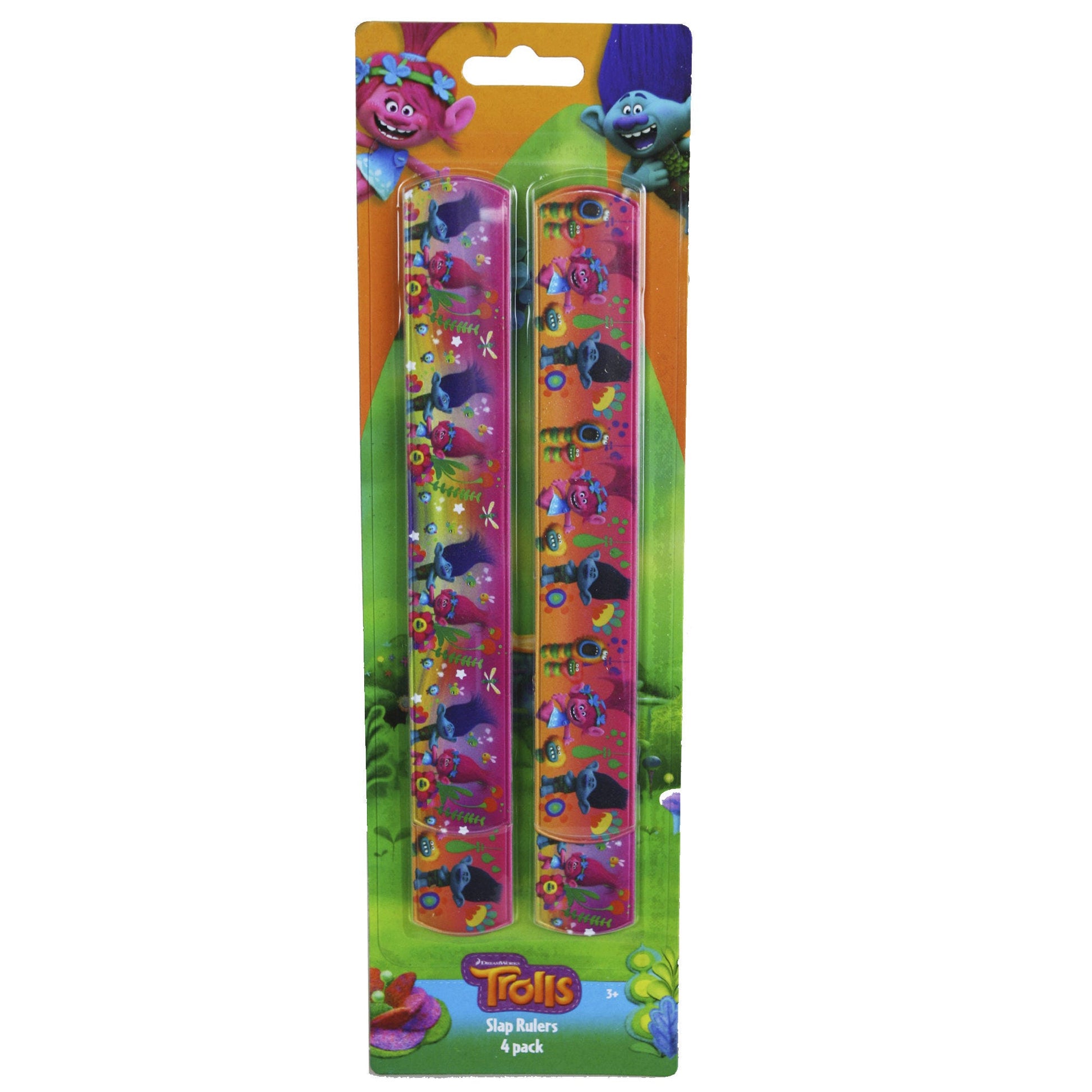 trolls slap bracelets 4 pack  -- 48 per case