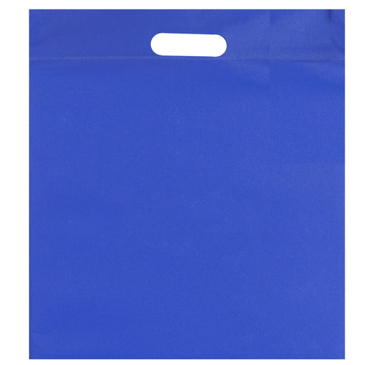 non-woven reusable tote bags - royal blue - bulk aa pack -- 56 per box