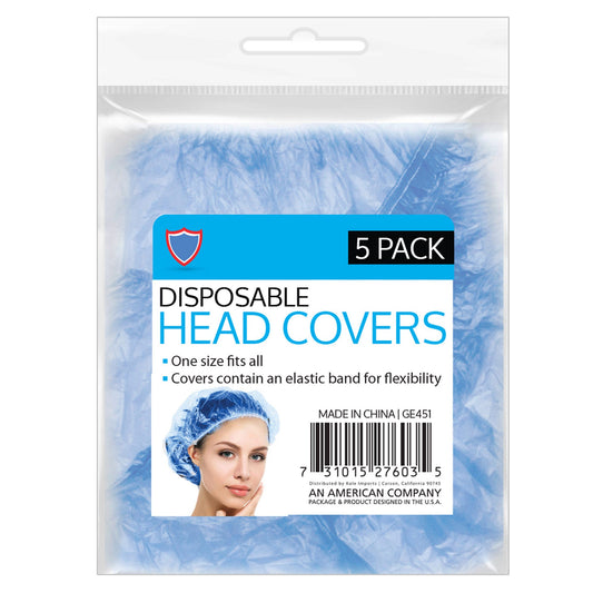 5 piece disposable head protector  -- 56 per box