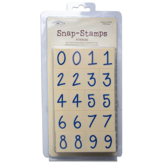 casual number stamps 1-10 - zz set - new arrivals -- 36 per case