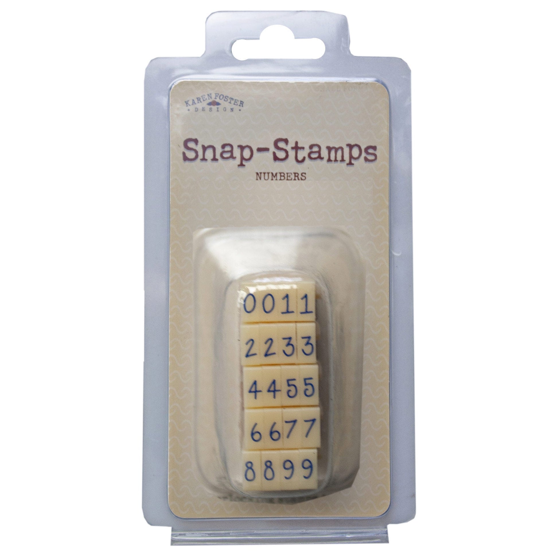 snap stamps set numbers casual 1/8 -   -- 56 per box