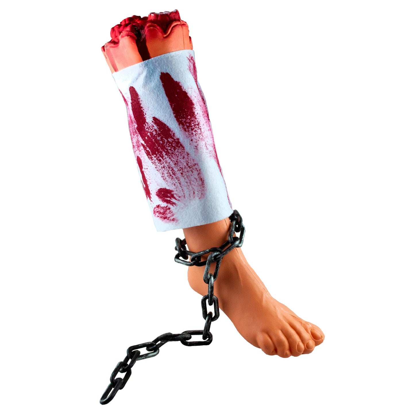 severed bloody leg with bandage  -- 7 per box